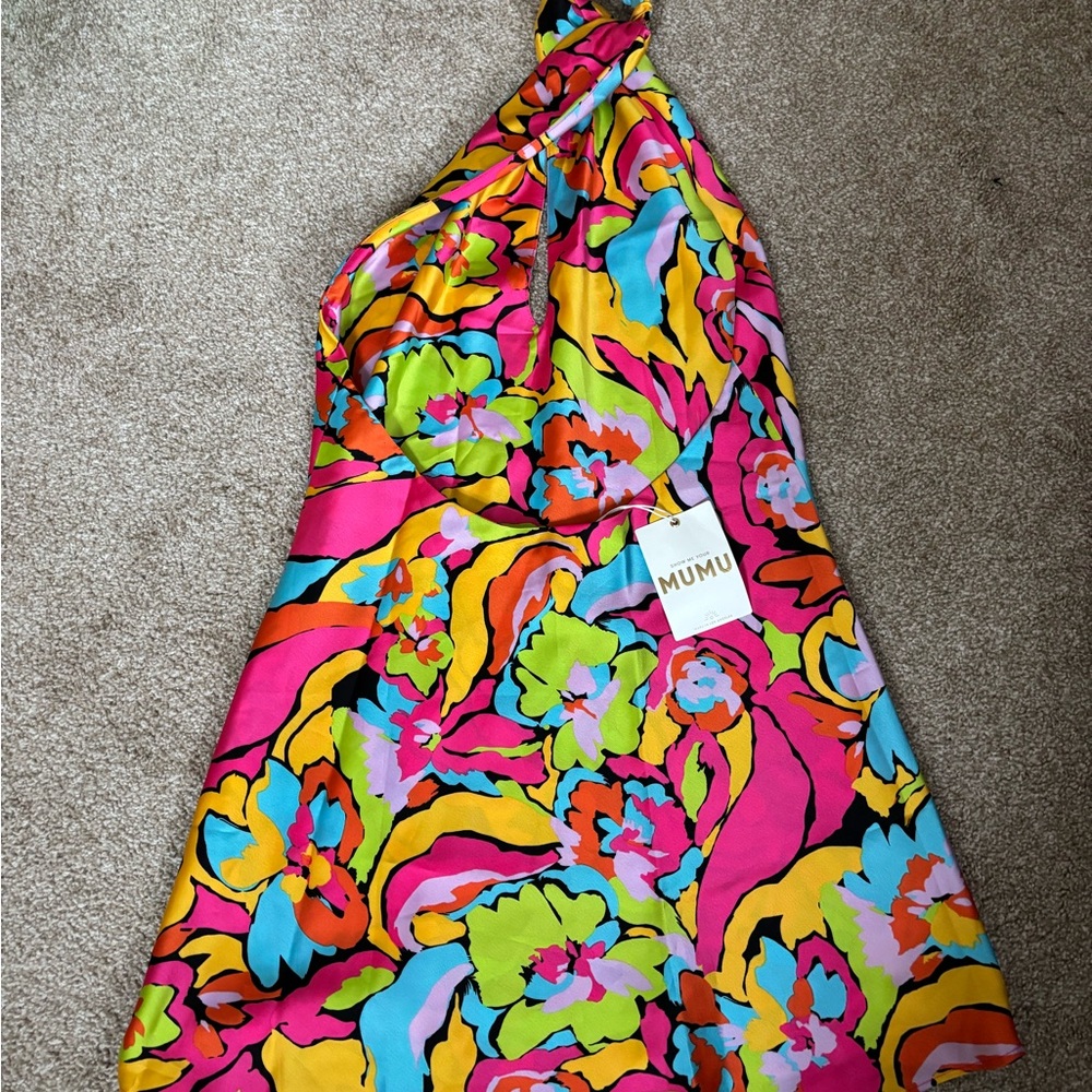 Show Me Your Mumu Jasmine Halter Mini Dress - Picture 4 of 4